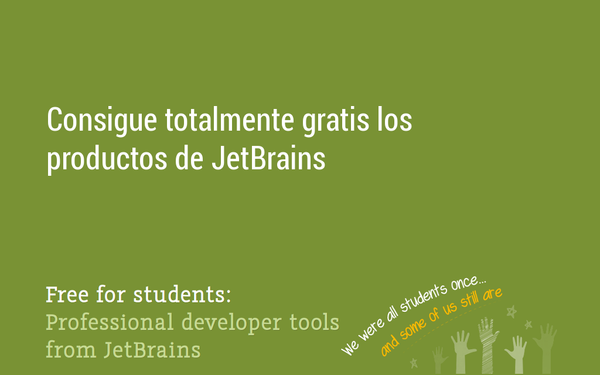 Consigue totalmente gratis los productos de JetBrains